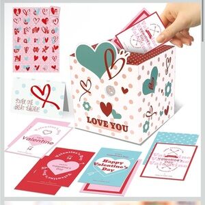 5for$10 GoForward Valentine day for Kids Mailbox E-face Valentine's Day Cards